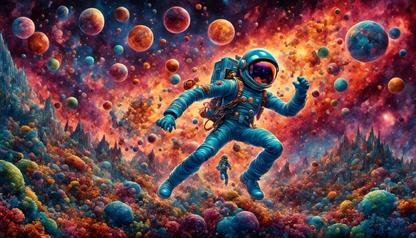 Mega Man's Psychedelic 70s Galaxy Run