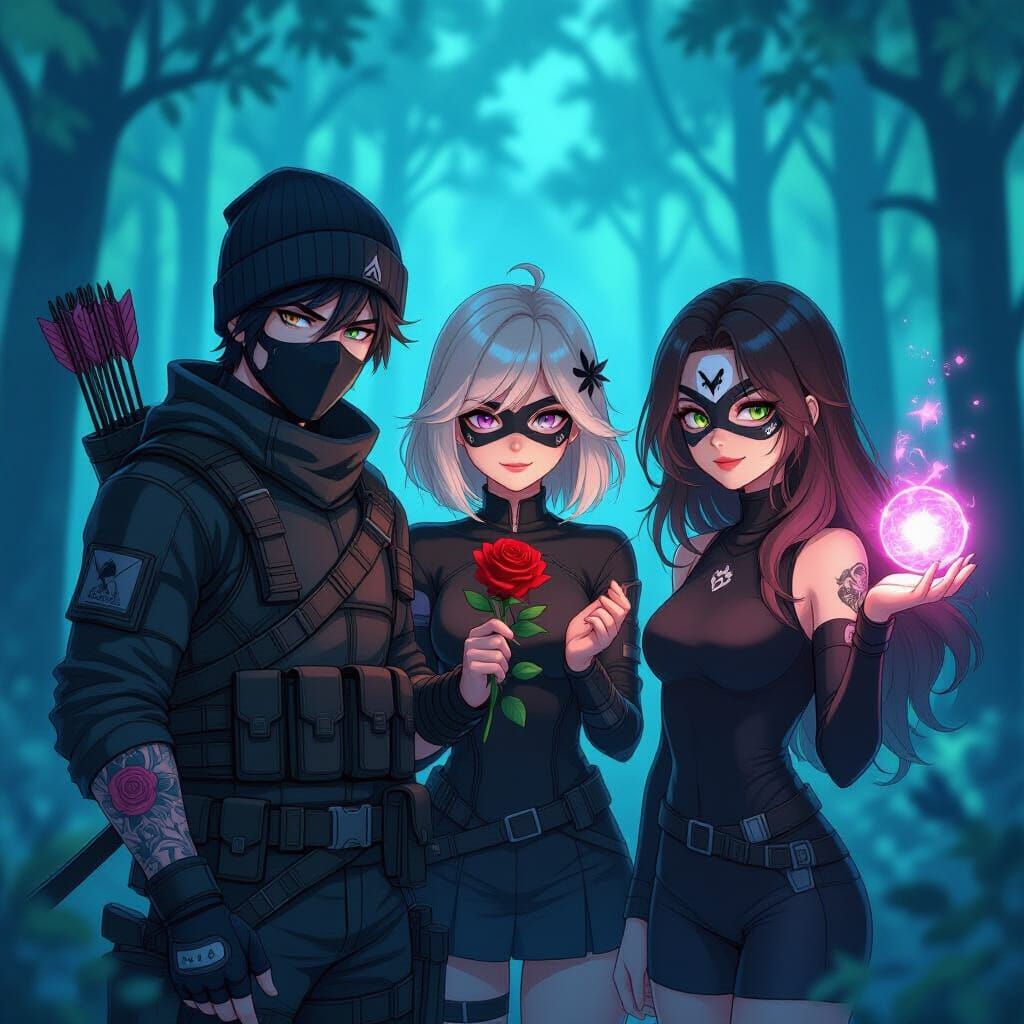 Fantasy Friends in Magical Twilight Forest