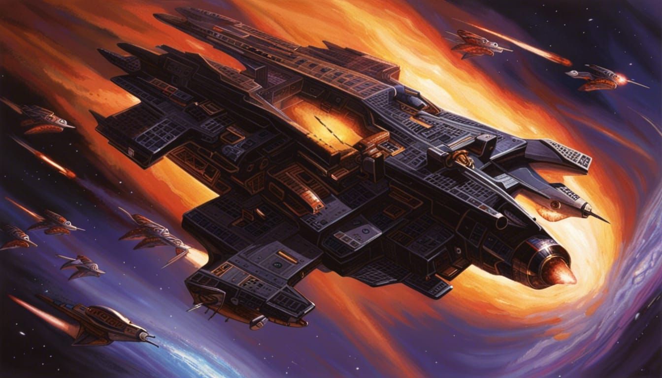 Starfuries in Galaxy Firefight: Sinister Space Battle