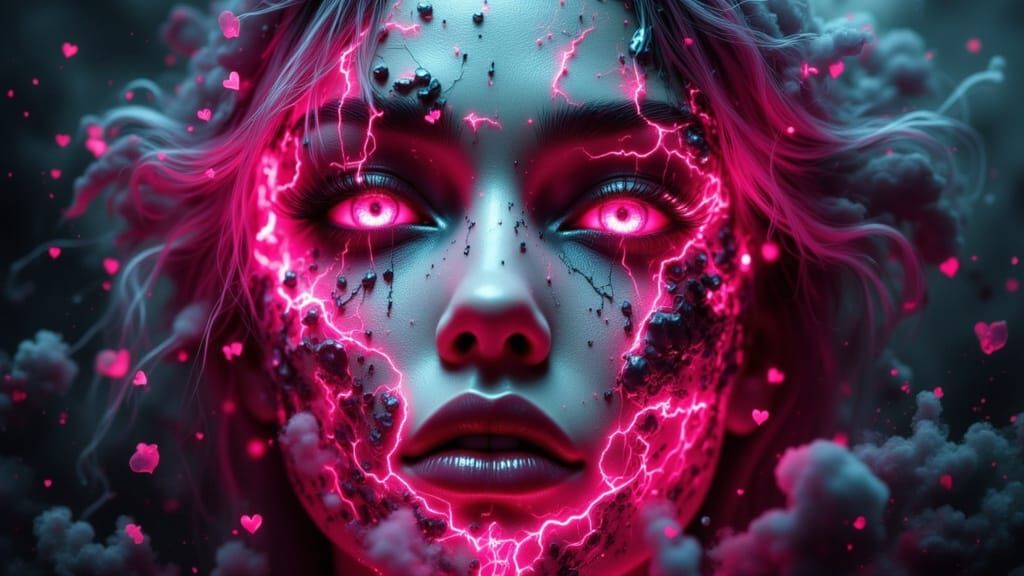 Haunted Valentine's Day Eerie Love Letters and Roses