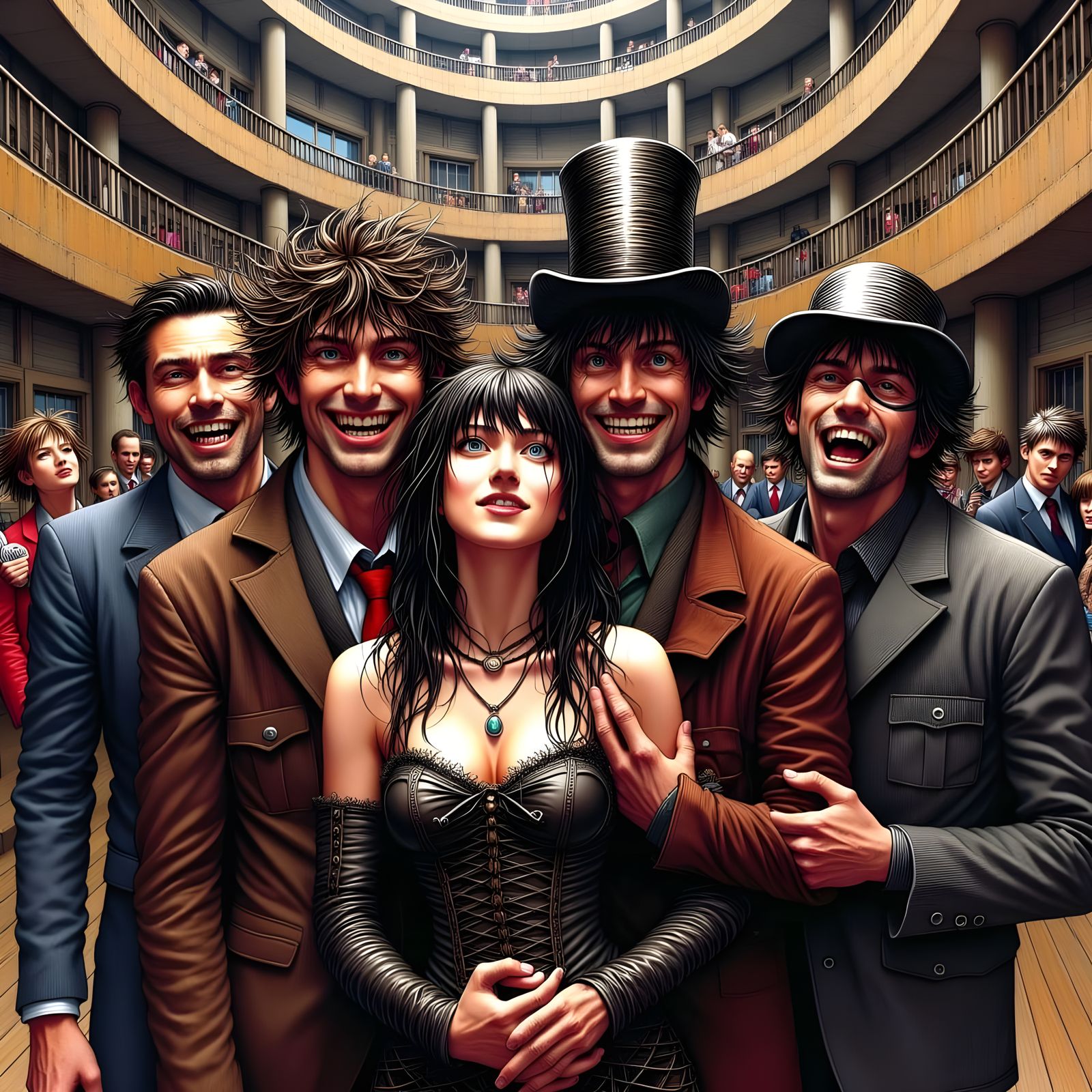 Steampunk Party with Victorian and 80s Flair