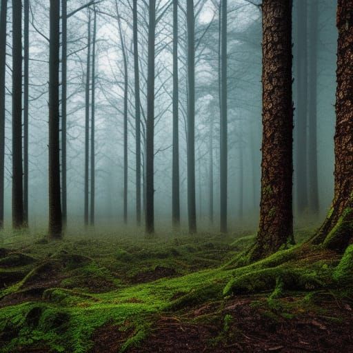 Hyperrealistic European Forest in Cinematic HDR