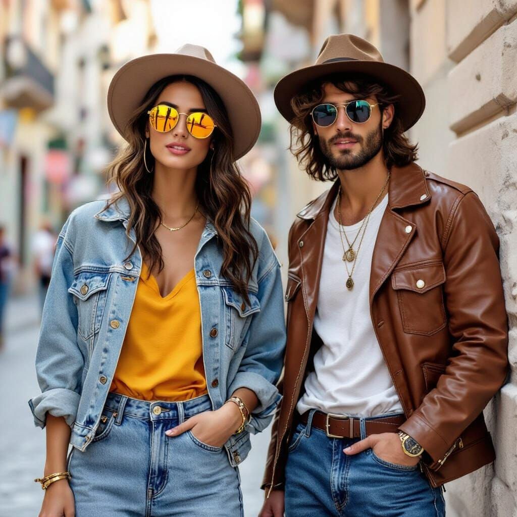 Models in Everyday Wear: Photorealistic Style