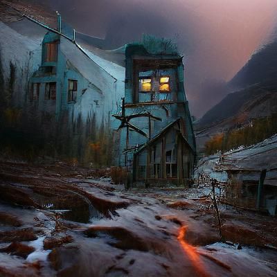 Sinister Abandoned Mining Town