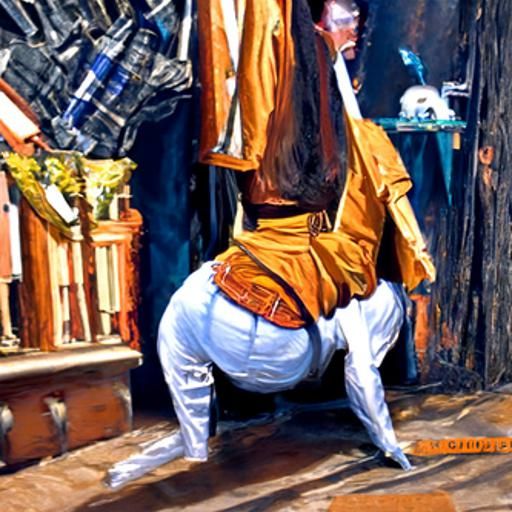 Drake Twerking: Humorous Oil Painting