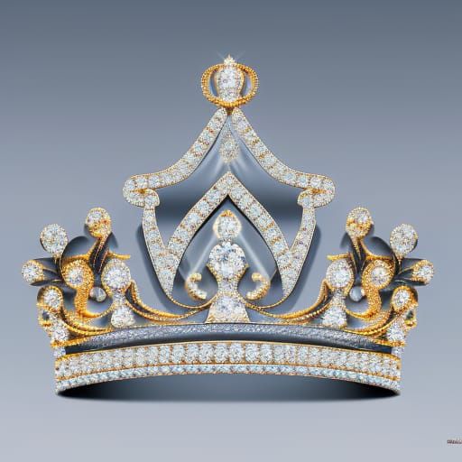 Golden Diamond Crown: A Symbol of Royalty