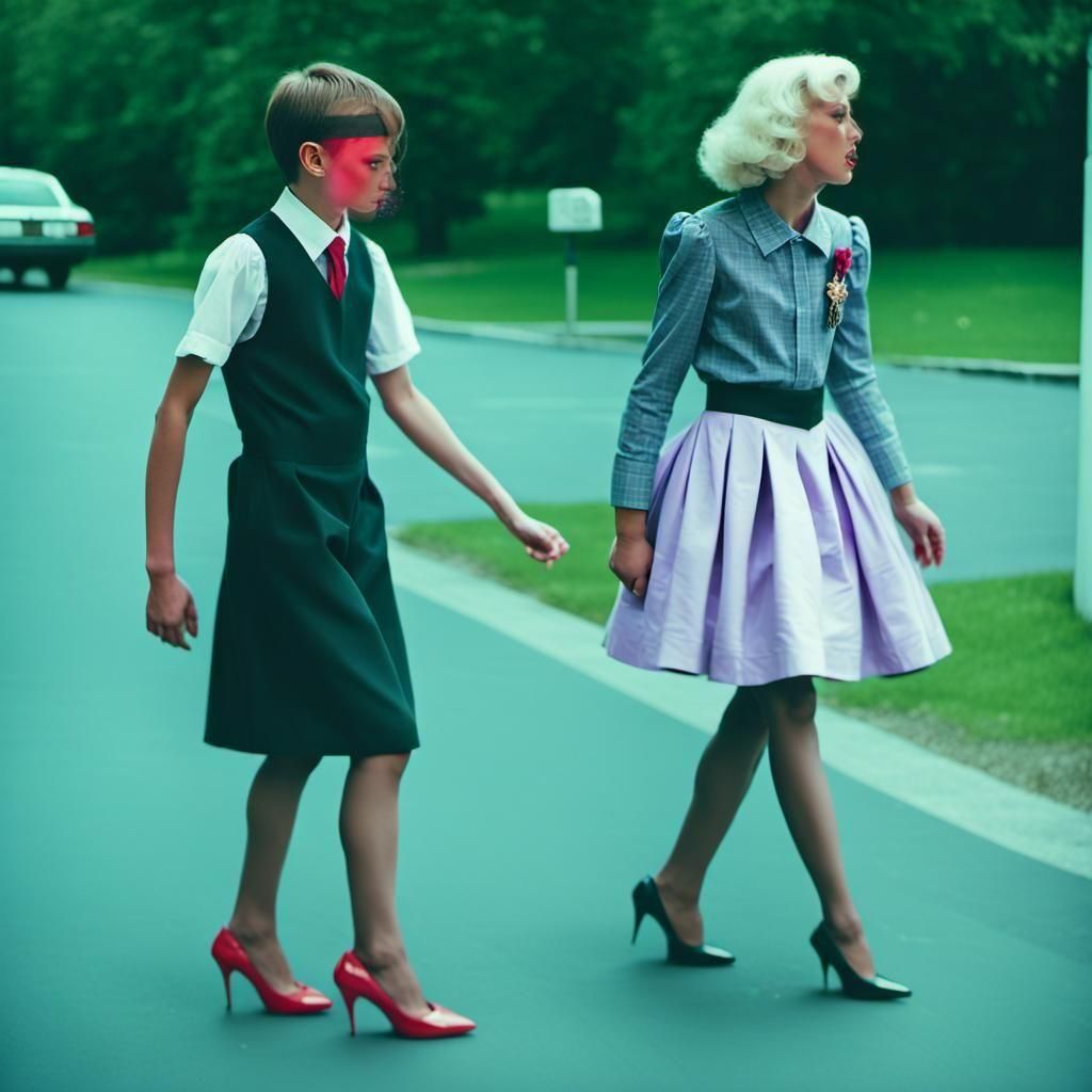 Dramatic Film Still: Mother's Surprise