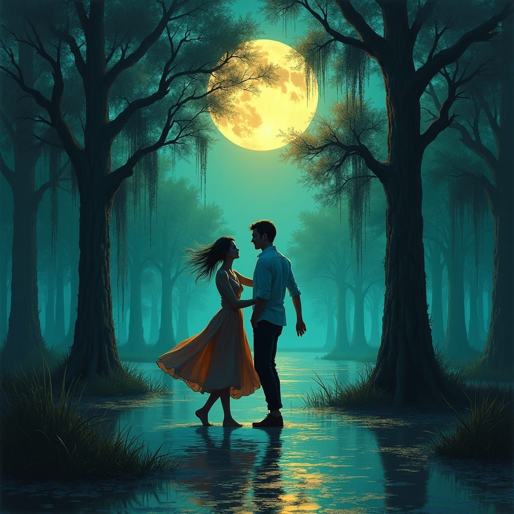 Romantic Bayou Dance in Expressive Style