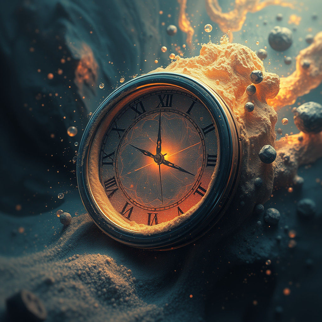 Time and Space: A Fantastical Digital Painting