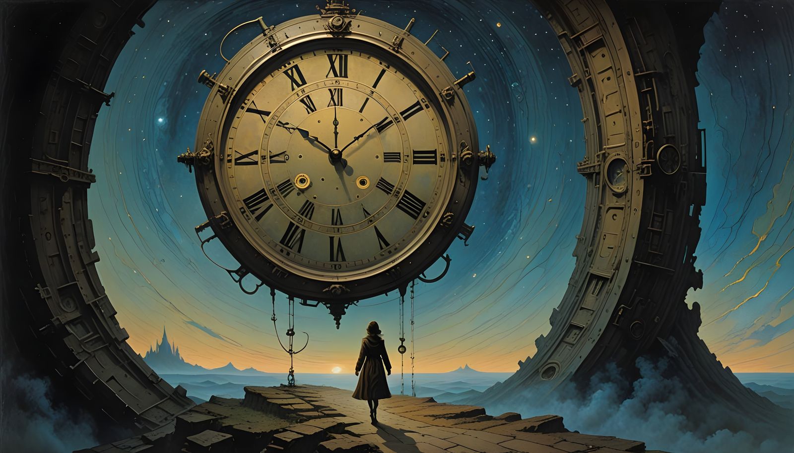 A Woman's Journey Through a Cosmic Clockwork