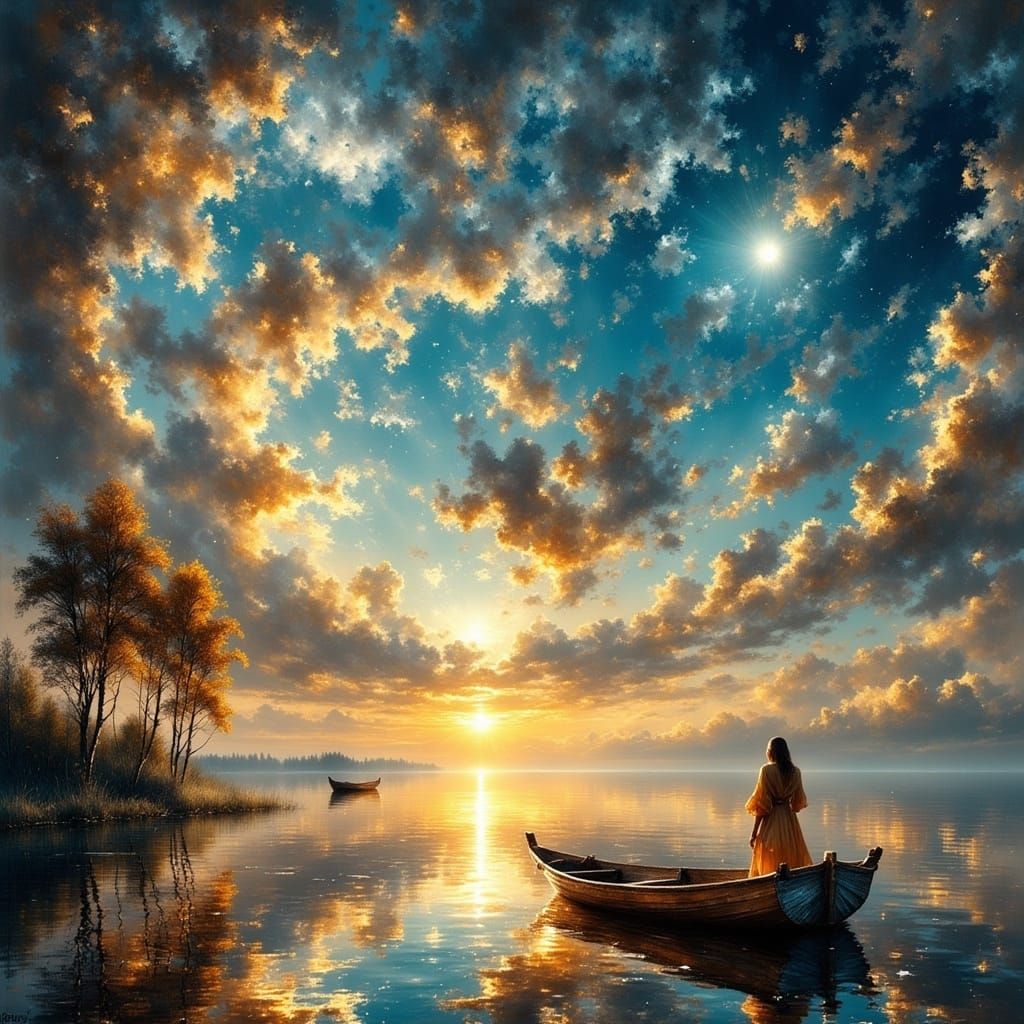 Hyperreal Dream of Touching the Sky