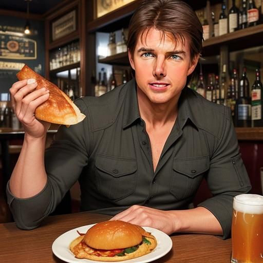 Tom Cruise at a Local Pub