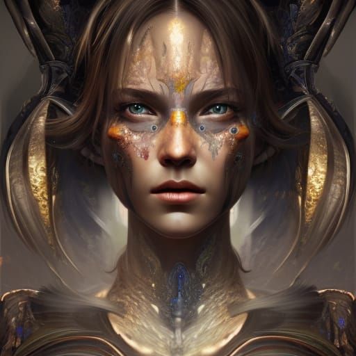 Alien God: Hyperdetailed Digital Painting in Unreal Engine