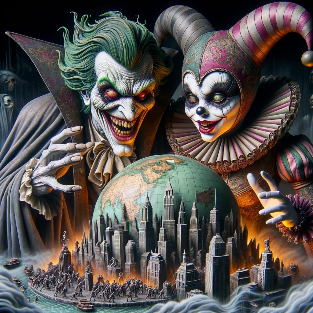 Sinister Villains Plotting Against Metropolis in 3D