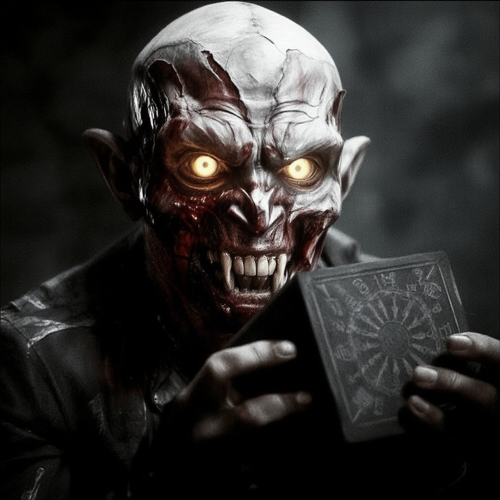 Terrifying Humanoid Monster Unveiled in Gothic Horror Scene