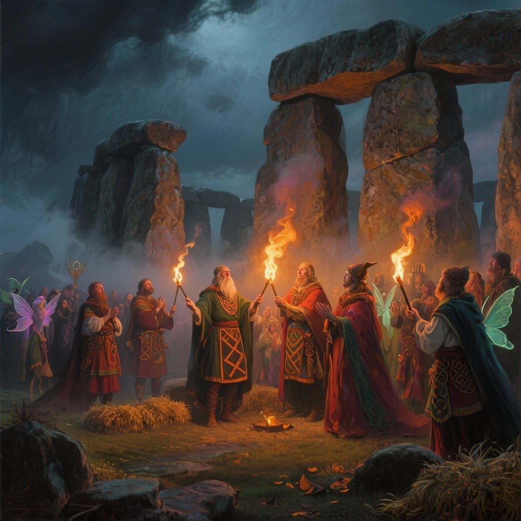 Celtic Festival at Stonehenge: Samhainn Celebration