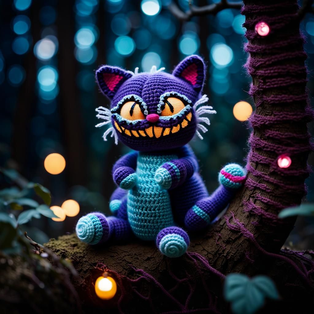 Crochet Cheshire Cat #3