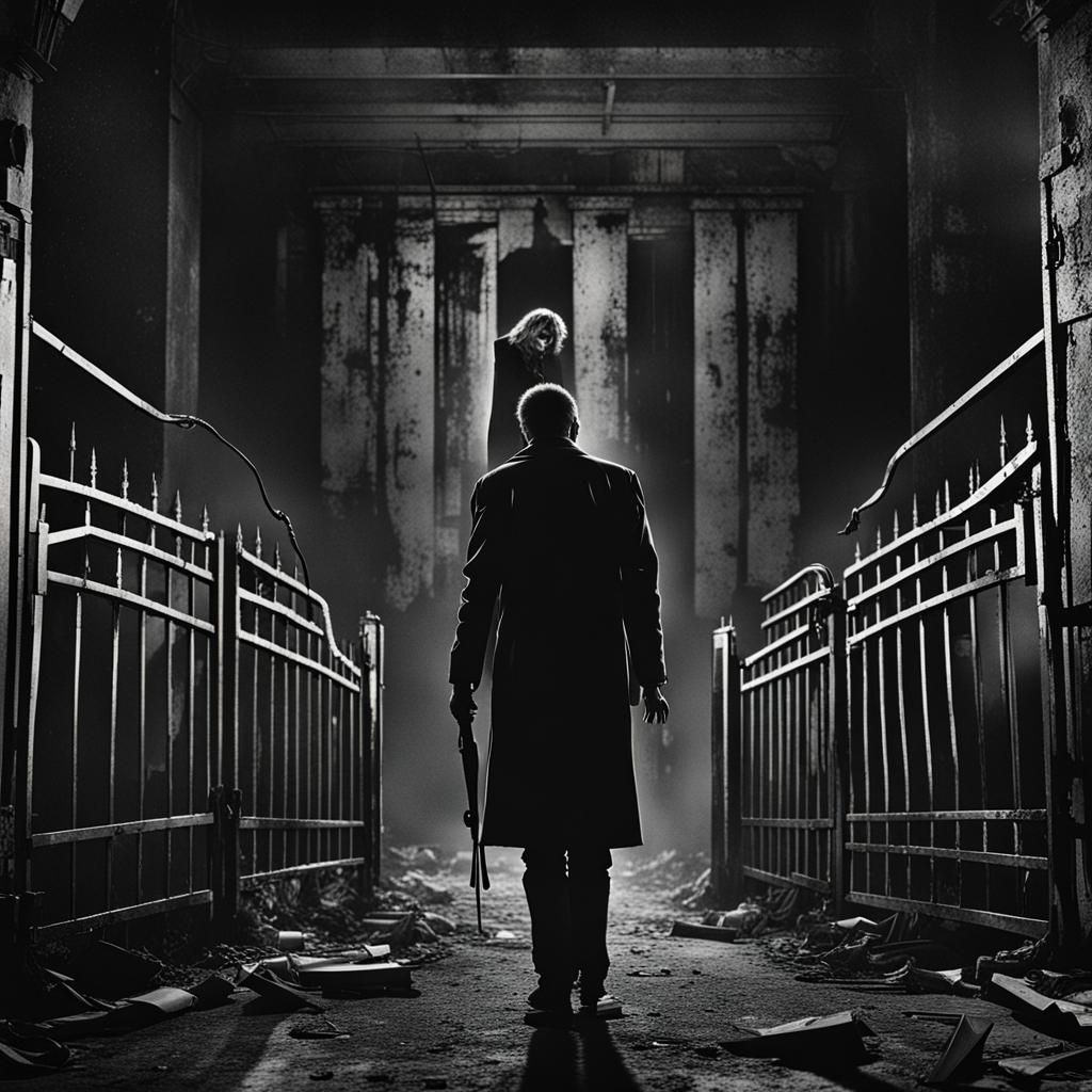 Manic Saint at Death's Gate: Dystopian Film Noir