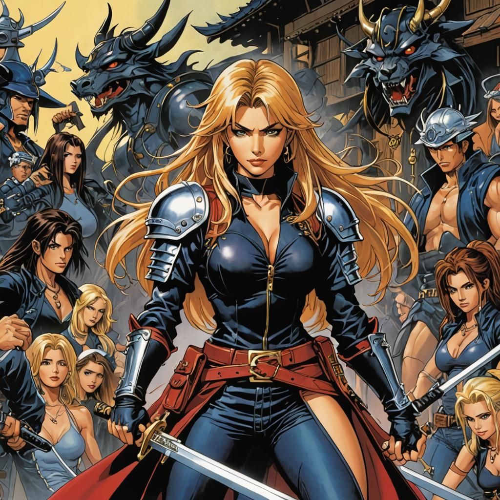 Buffy the Vampire Slayer in Manga Style