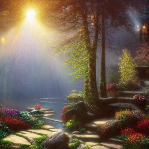 Himalayan Seamoss Supplement Bottle with Ethereal Lighting