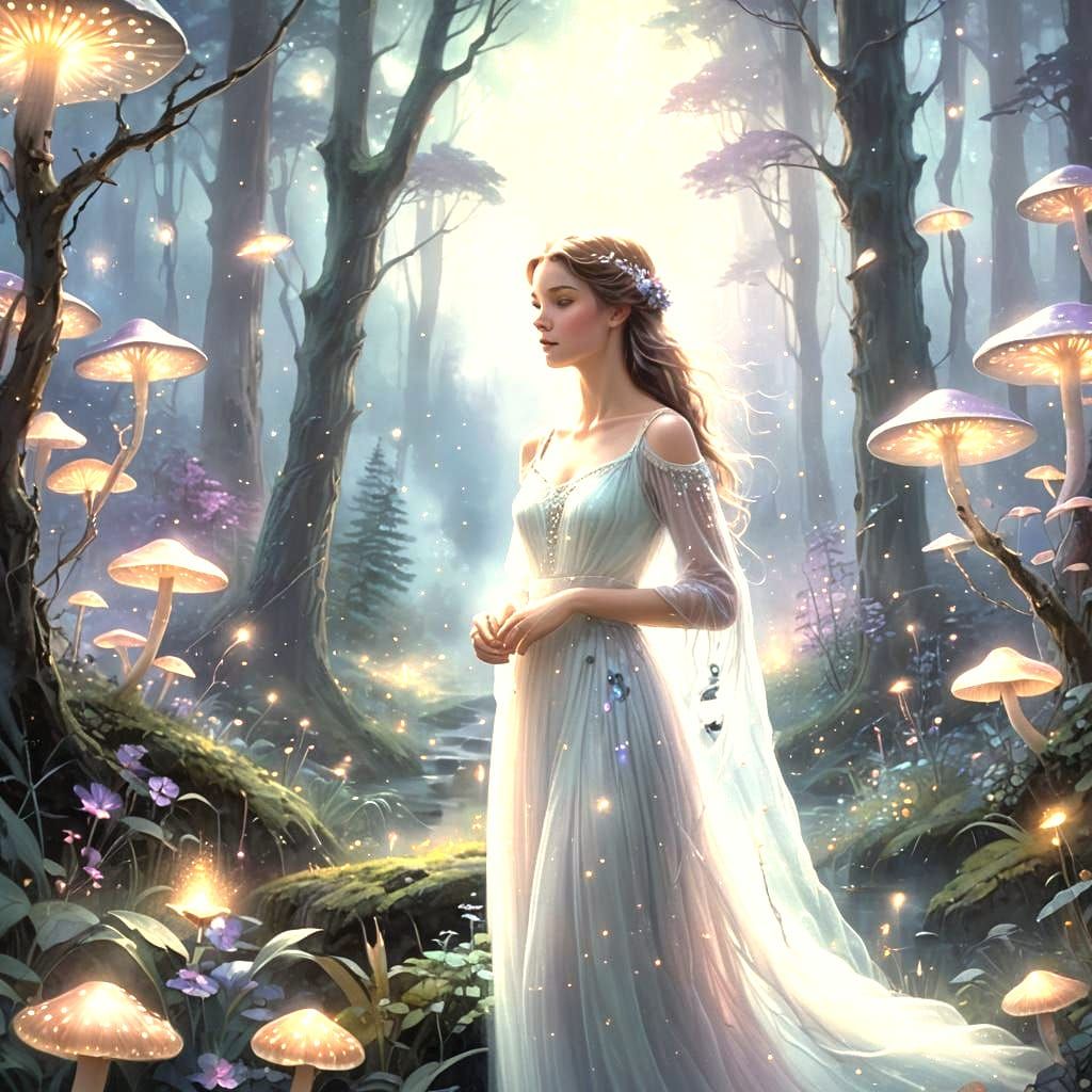 Ethereal Fantasy Landscape: Quest for Peace