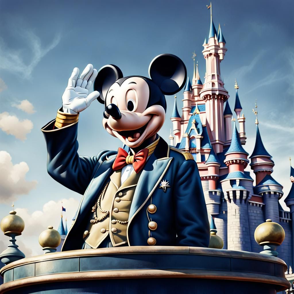Mickey Mouse as Disneyland Dictator: Propaganda Portrait