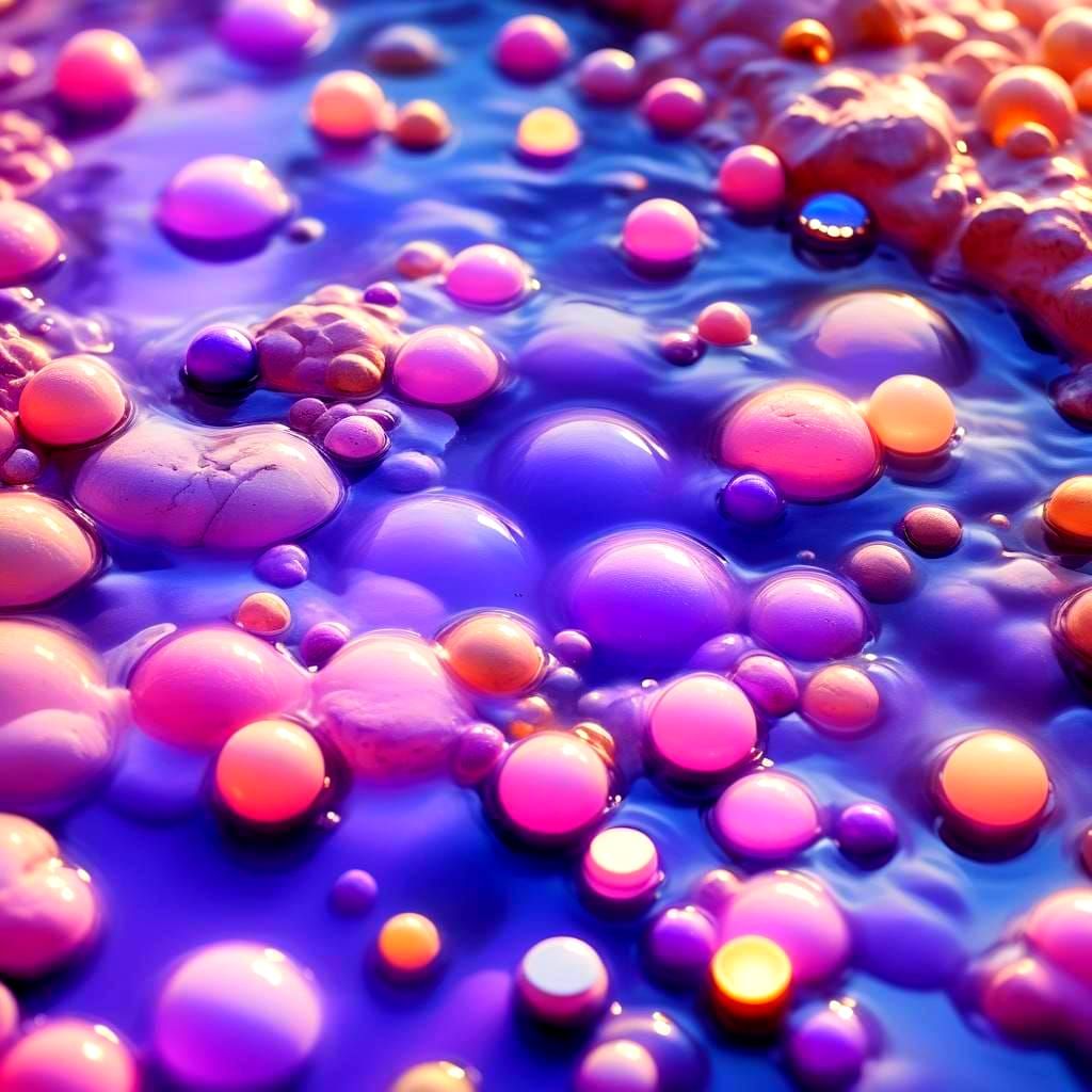 Surreal Dreamscape in Frutiger Aero Colors