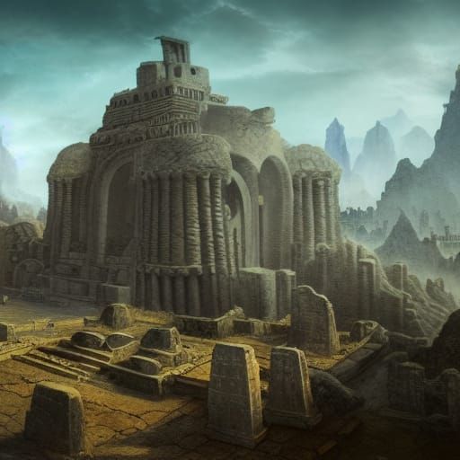 Ancient Ruined City in Unreal Engine 5