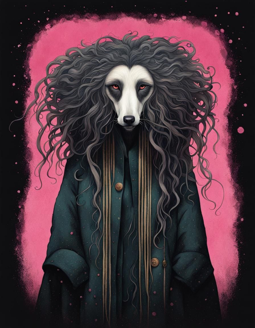 Heartbreaking Portrait of a Frizzy-Haired Creature