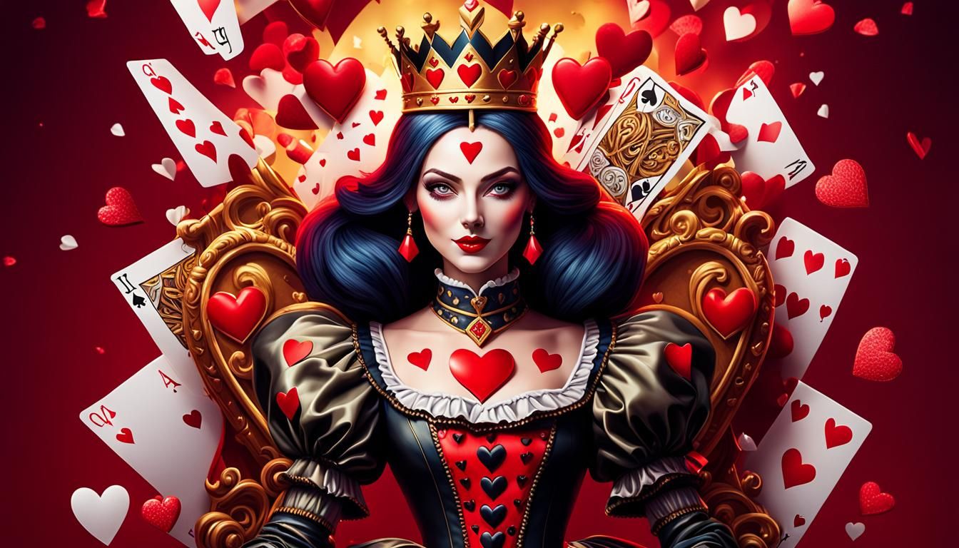 Queen of Hearts at Wonderland Tea Party