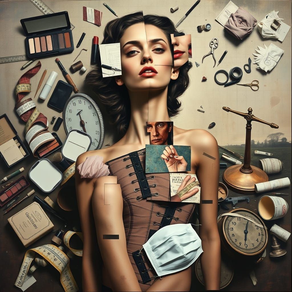 Distorted Beauty in Dystopian Chaos