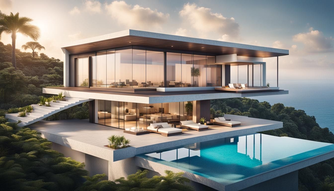 Ultra-Modern Villa Above the Sea: Professional Photography