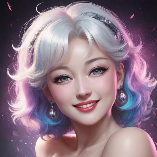 Smiling Portrait Inspired by Rubens and Renoir