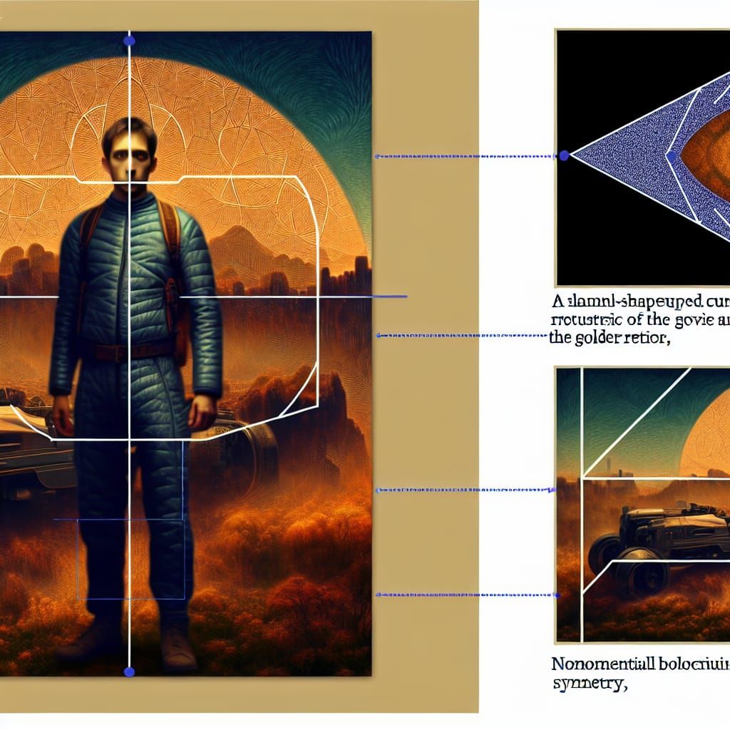 Science Fiction Character in Matte Painting Style