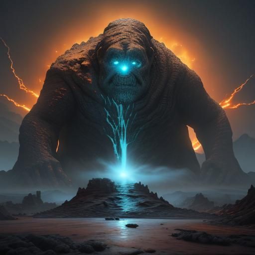 Titanic Earth Creature Concept Art in Unreal Engine