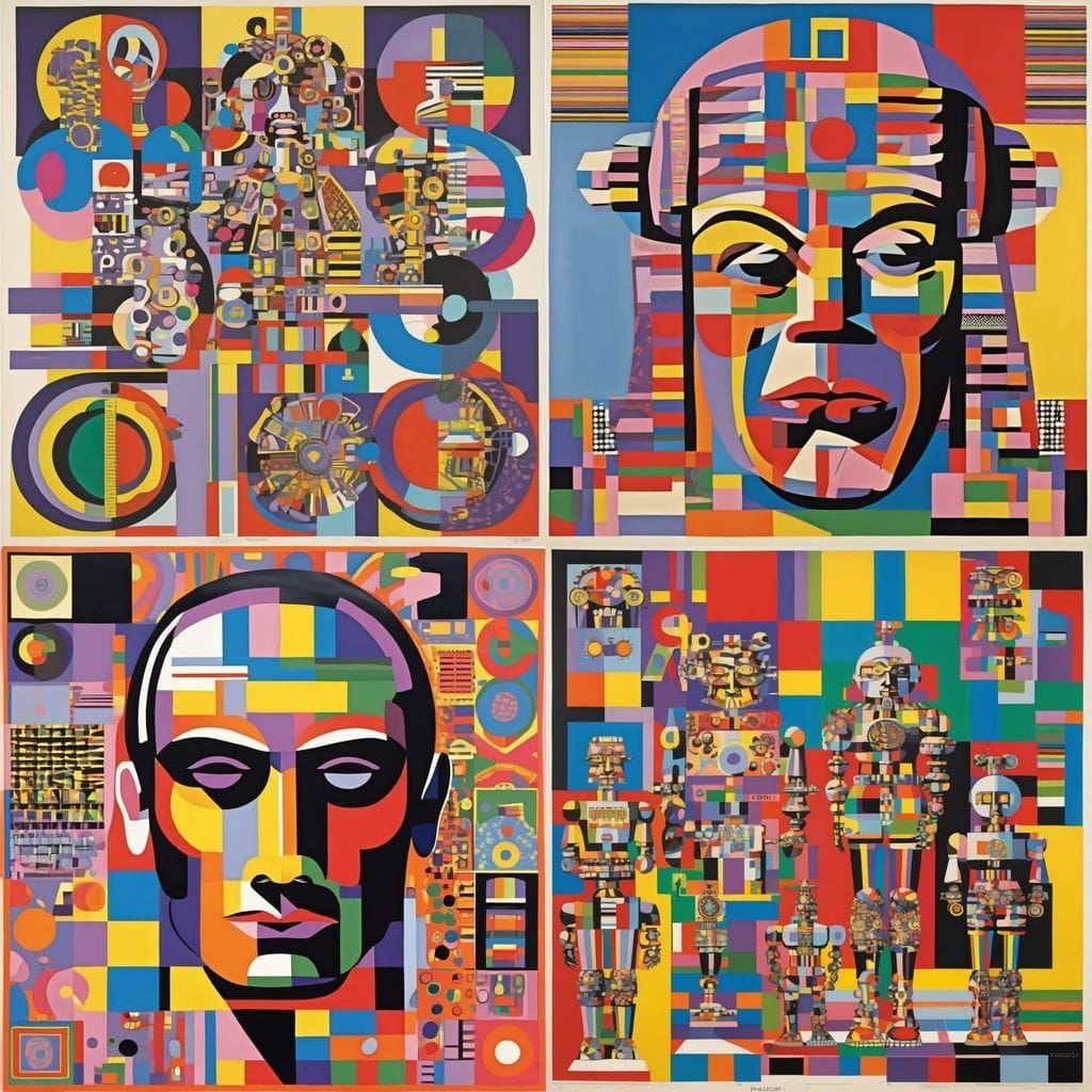 Eduardo Paolozzi-Inspired Collage Art