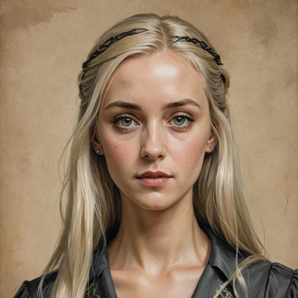 Narcissa Malfoy's Elegant Self-Portrait