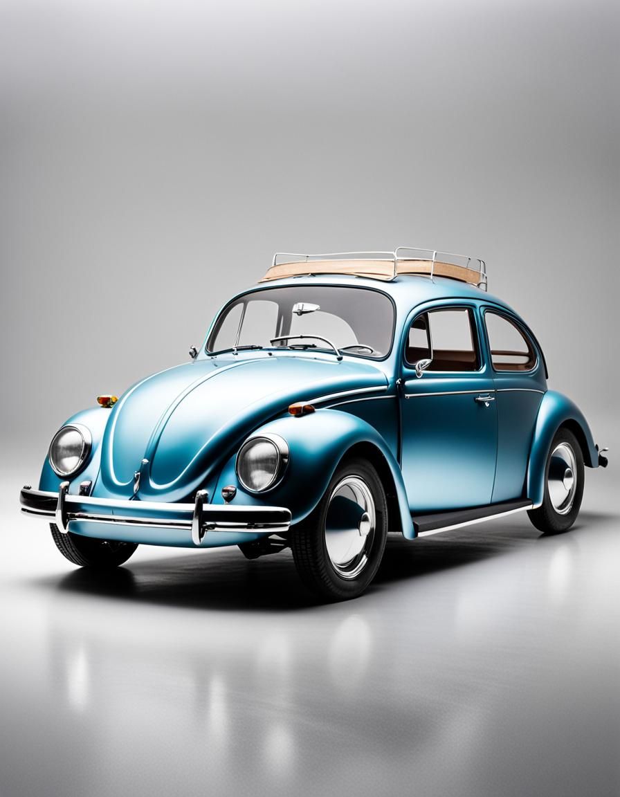 Transparent Volkswagen Beetle in Documentary Photography Sty...