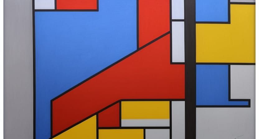Reminiscence to Mondrian (slightly tipsy)