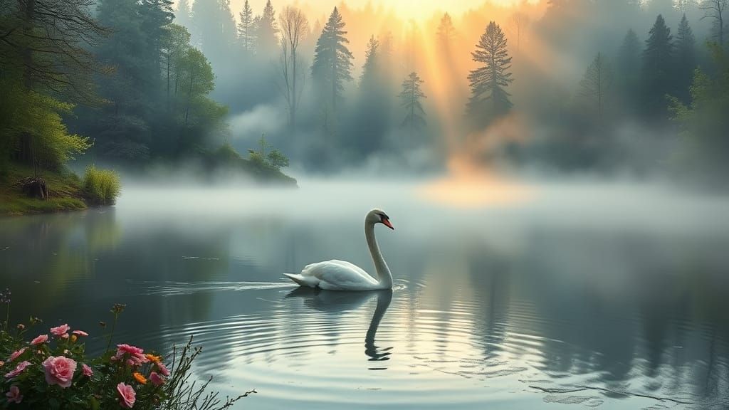 White swan