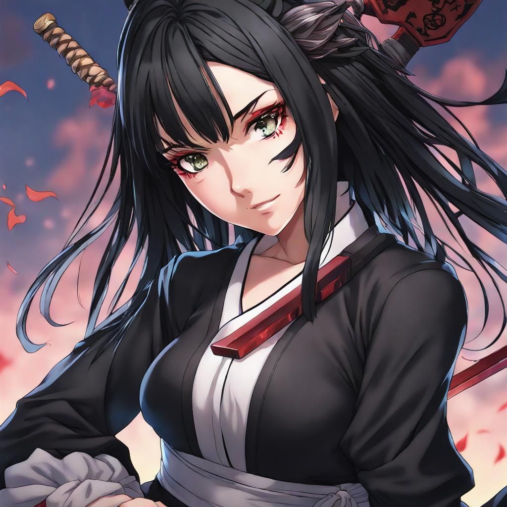 Anime Style Demon Slayer Corp Character