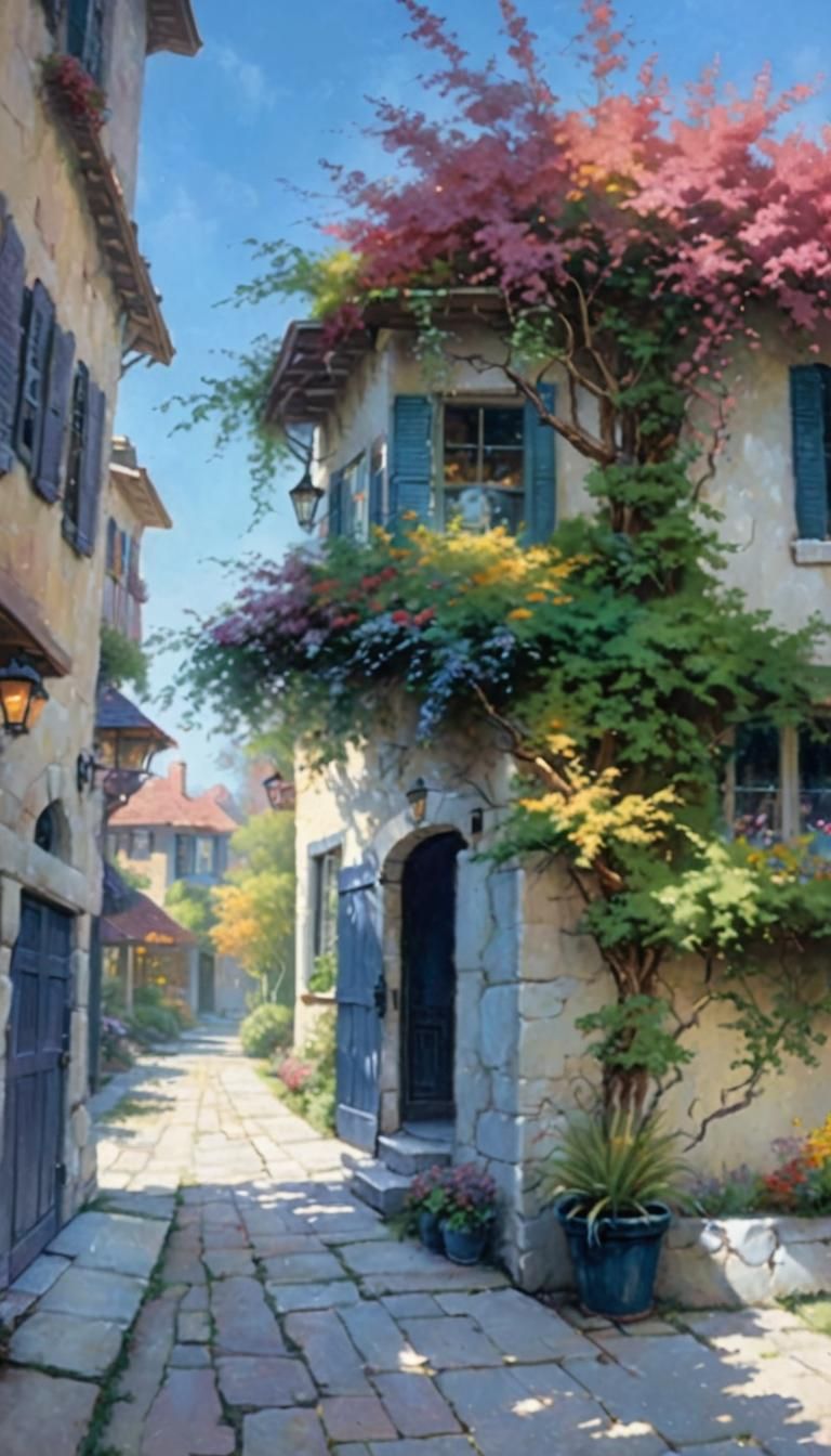 Golden Sunrise Over Rolling Hills: A Luminist Landscape