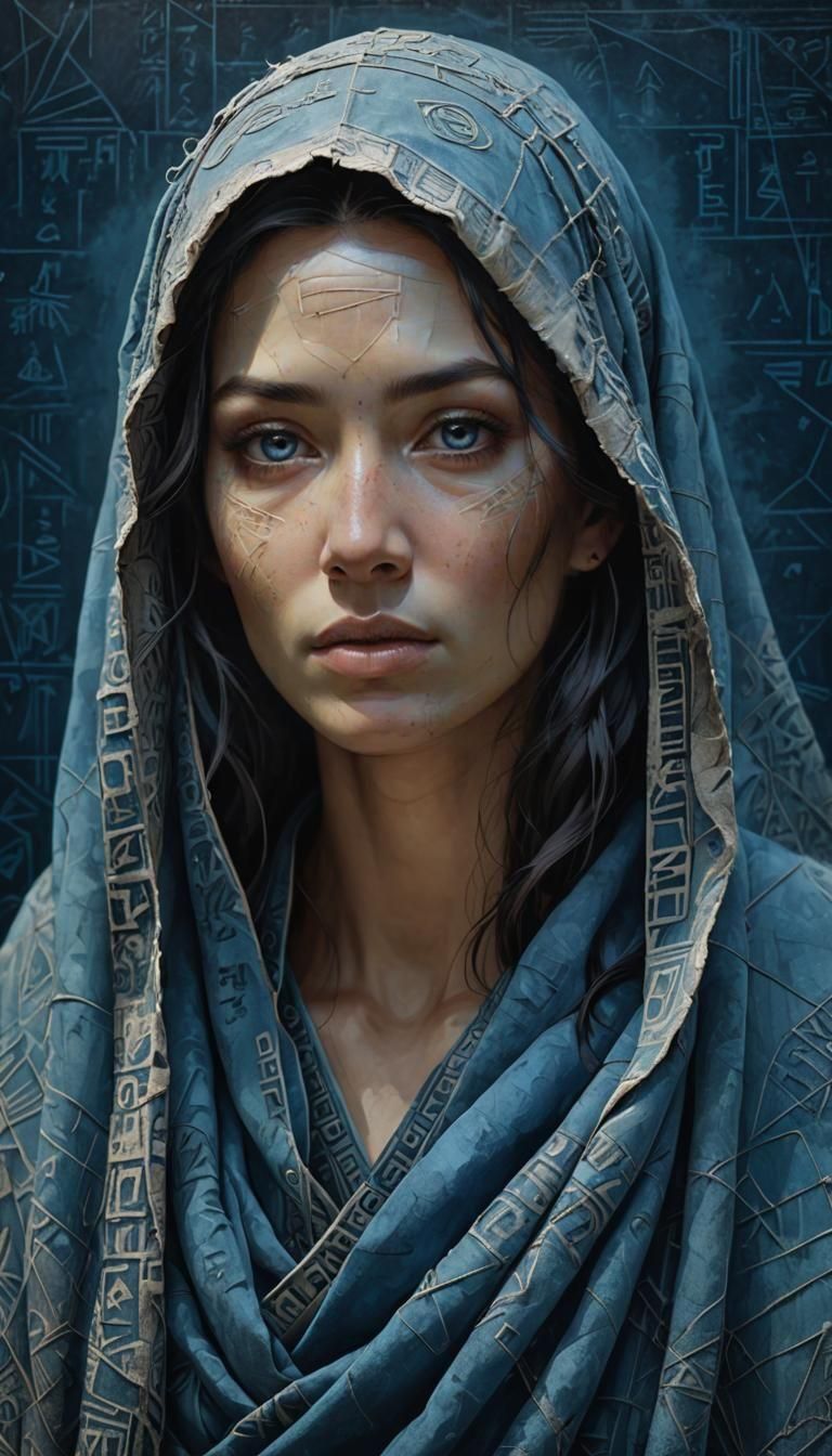 Ancient Eyes in a Polygonal Prism