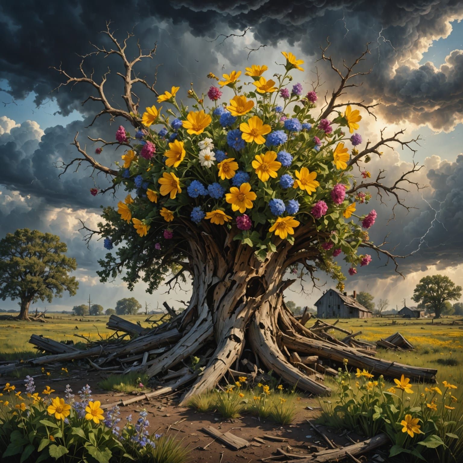 Life Only Happens With Death.