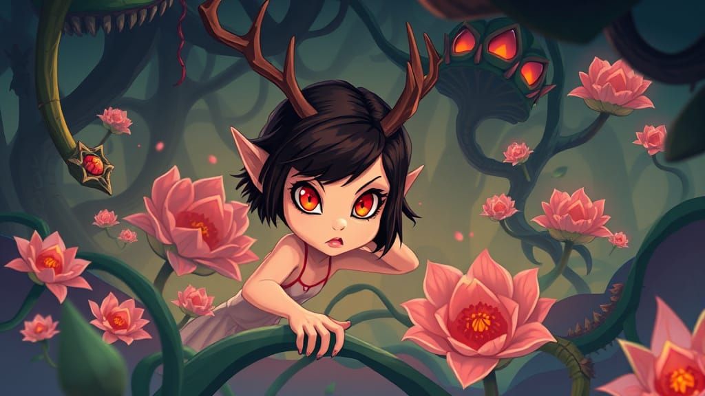 Heroine in Peril: Animated Floating Gardens