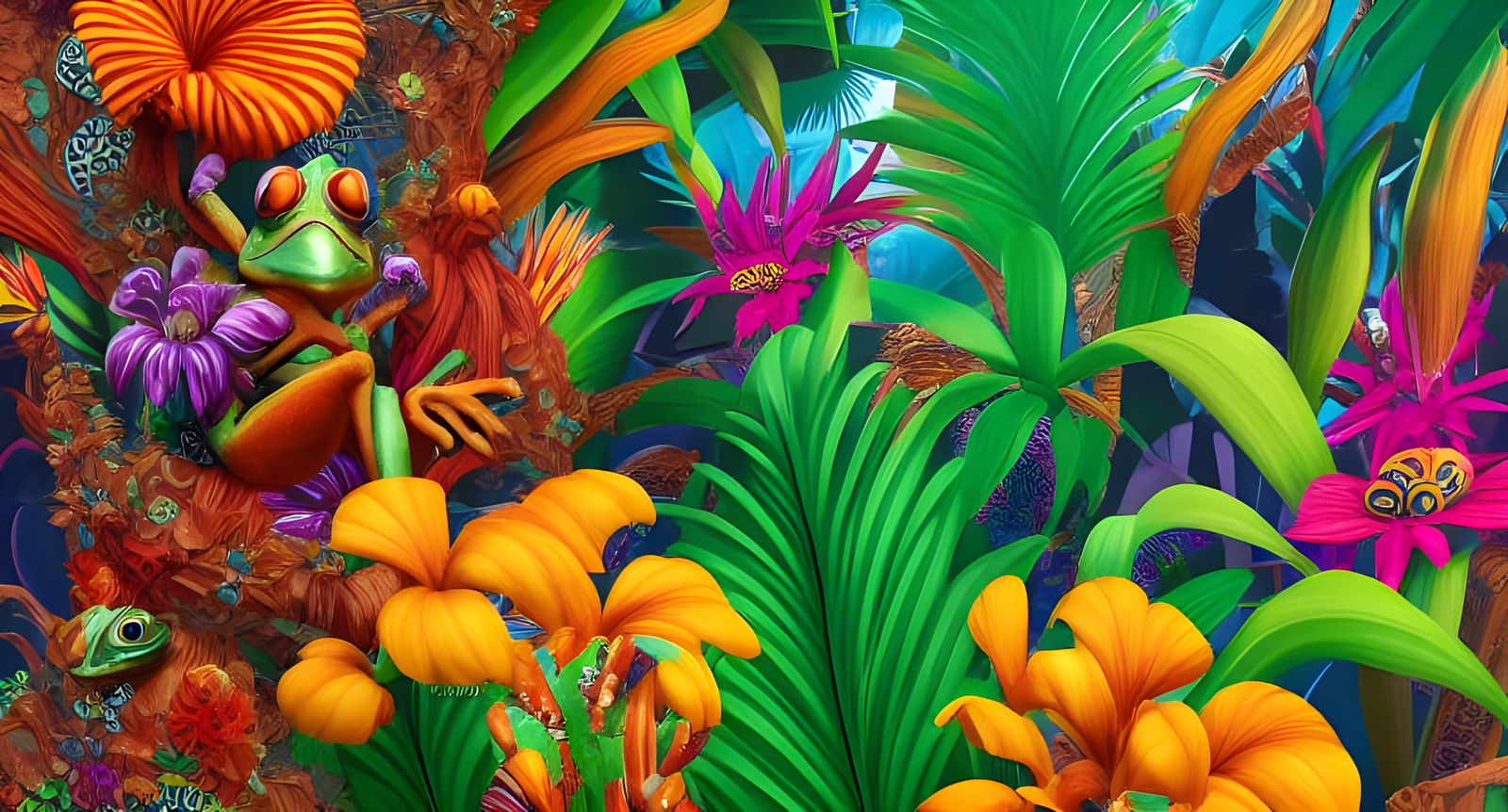 Madagascar Flora and Fauna in Hyperrealistic Detail