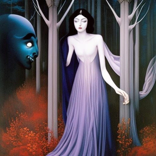 Surreal Dreamscape: Asleep in a Baroque Setting