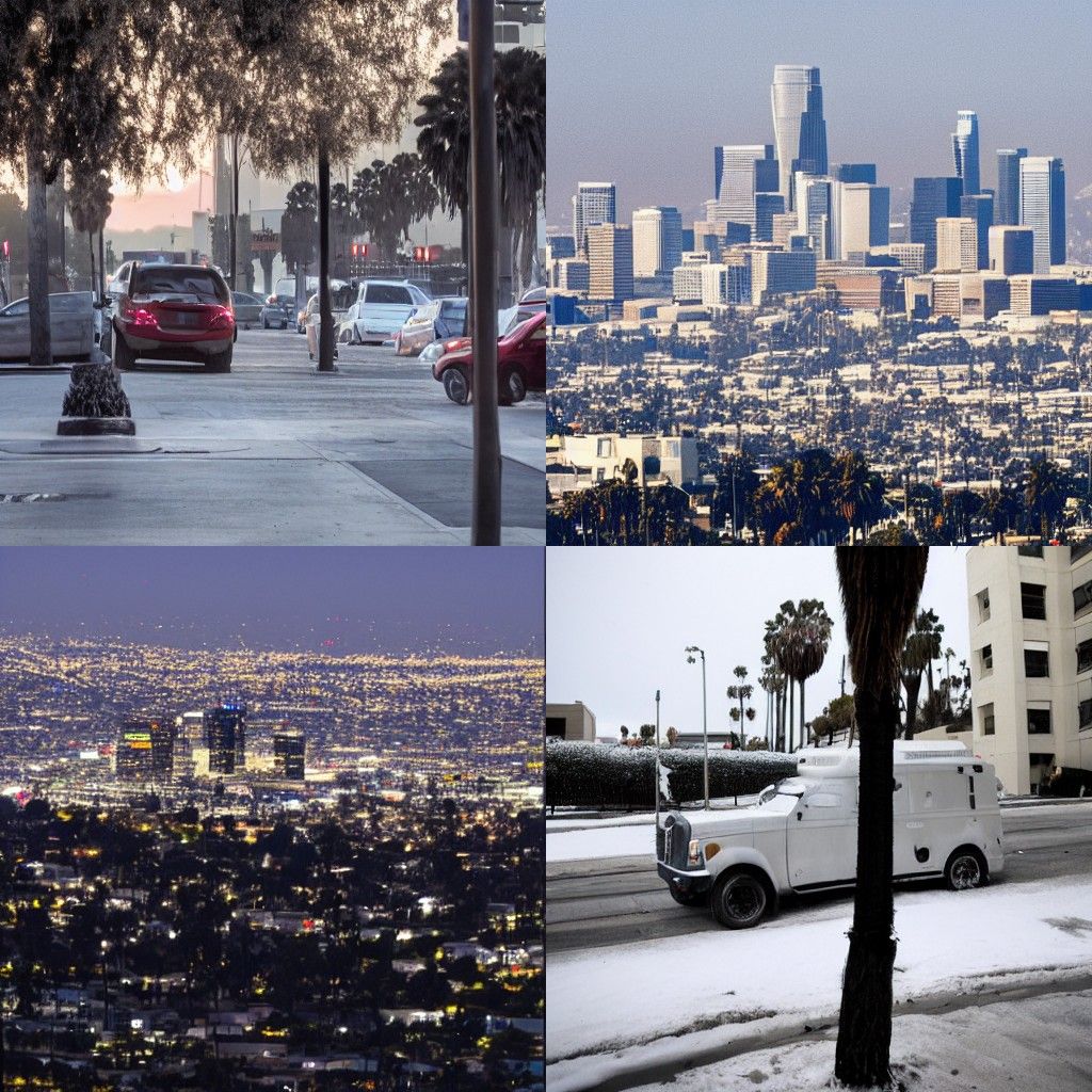 Cold Los Angeles: An Unexpected Winter Scene