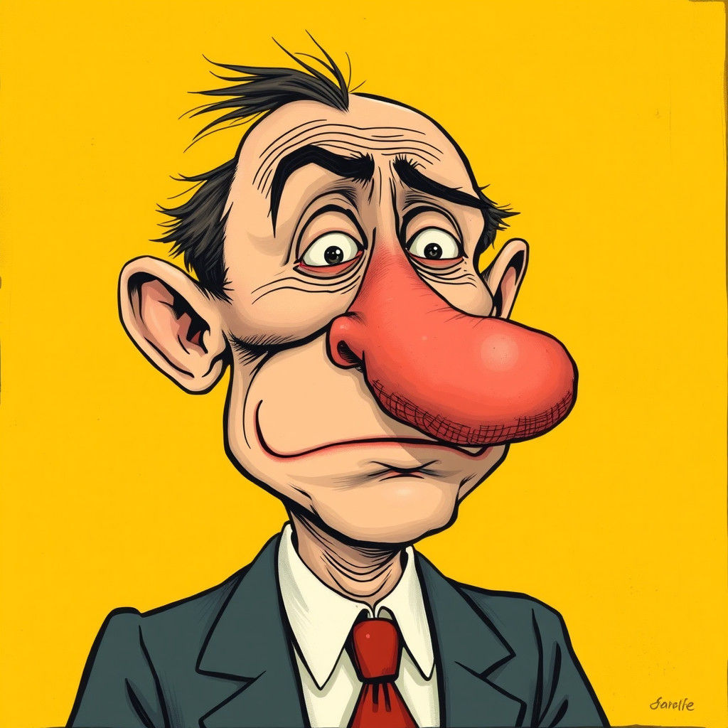 Whimsical Exaggeration of Deception in 1920s German Expressi...