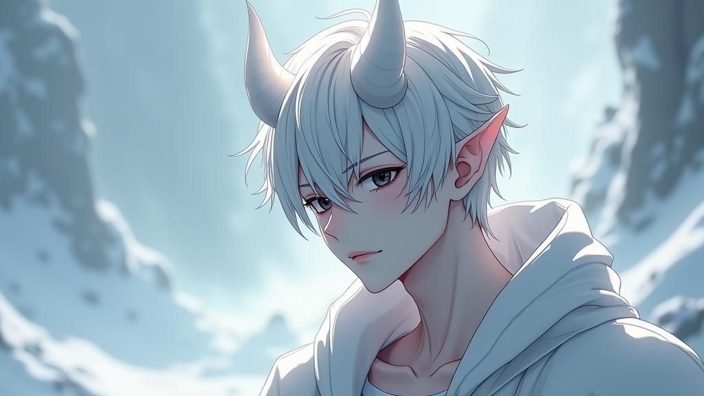 Anime Style Wight Demon Concept Art